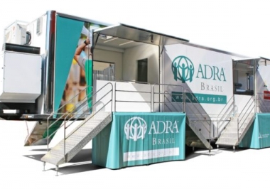 Unidade móvel leva auxílio para pessoas afetadas por desastres naturais