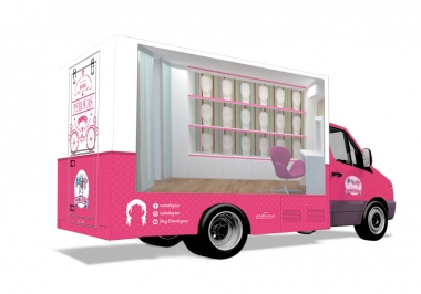 Truckvan desenvolve Banco de Perucas Móvel para ONG Cabelegria