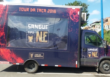 Truckvan leva a Taça da Copa do Nordeste para diversas cidades