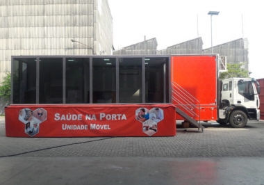 Unidade Móvel de Saúde estreia no Governo Itinerante